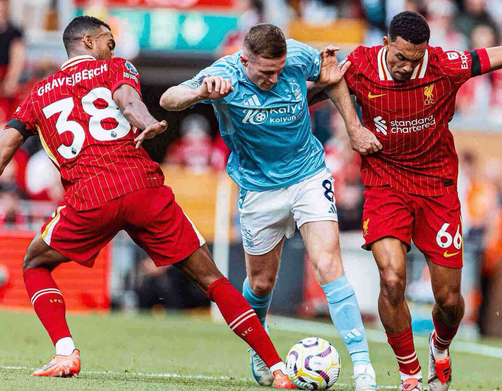 Ngoại hạng Anh: Liverpool vs Nottingham 22h ngày 22/11 2 Soikeo